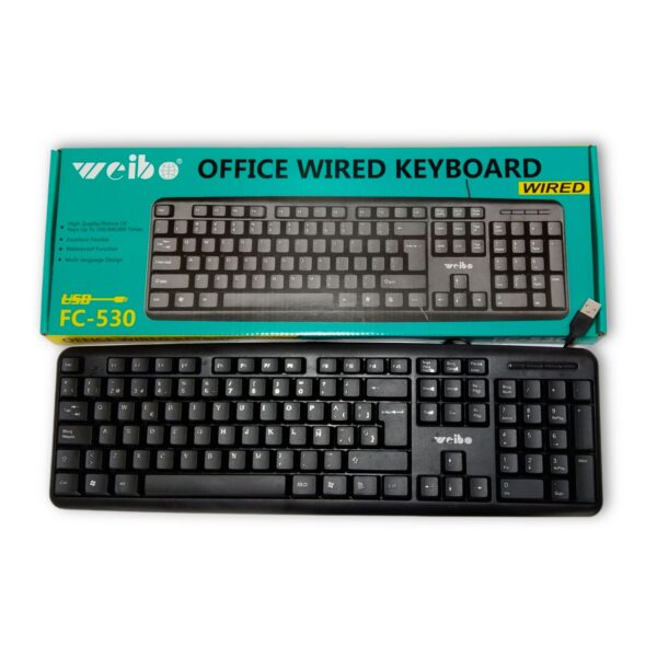 Teclado Alambrico Weibo fc-530